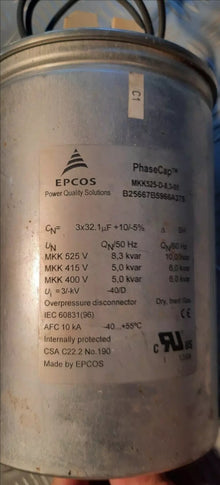 Simens EPCOS MKK525-D-8.3-01 3X32.1uF MKK525V MKK 415V MKK 400V Capacitor