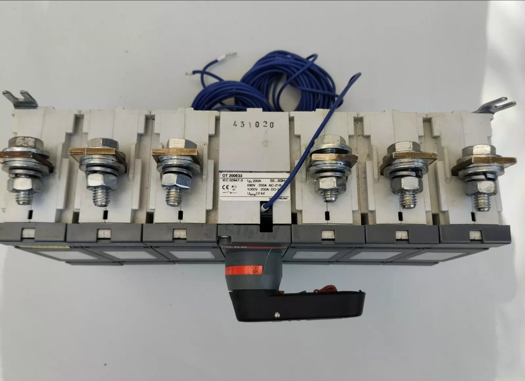 ABB OT 200E33 690V 200A 1000V 200A 12KV DC AC DISCONNECTOR