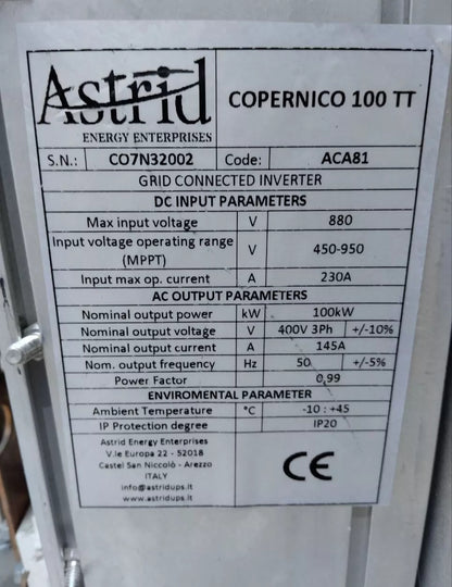 SCHAFFNER FN2200B-250-99 ASTRID COPERNICUS 100TT filter