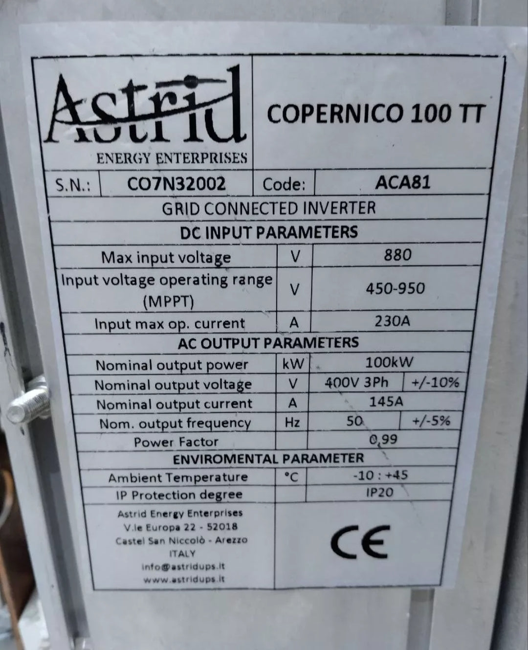 SRC Astrid COPERNICO 100TT PB218003A PB218A SCHRACK RY211012 12VDC 6A Card