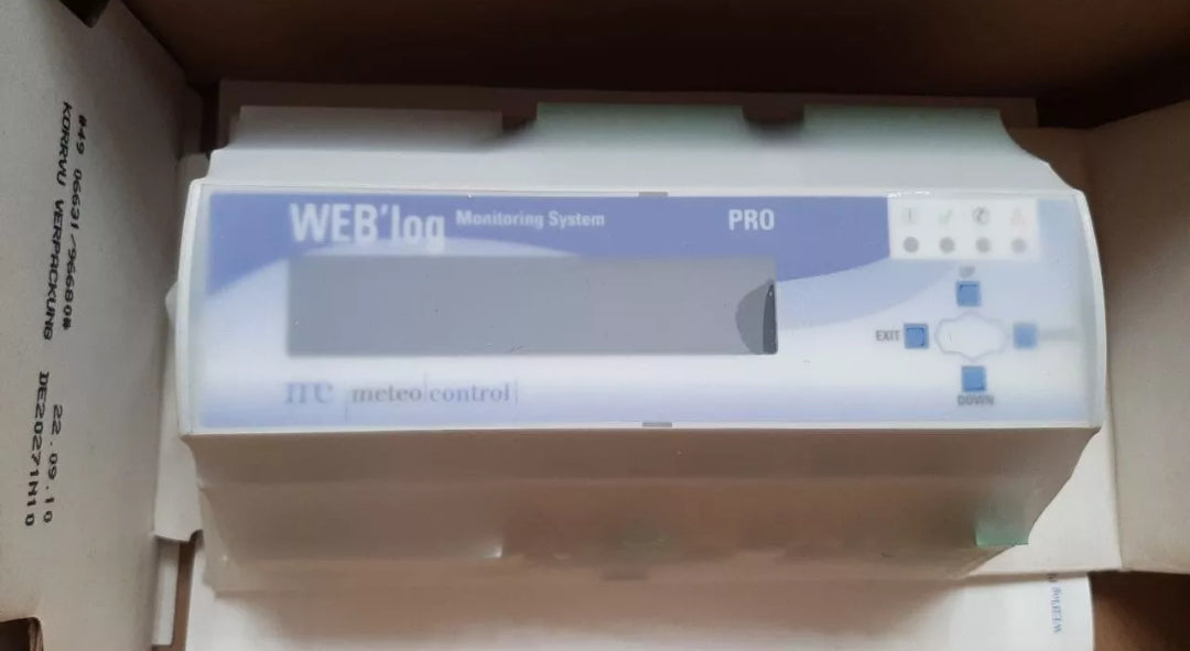 MONITORING SYSTEM PRO Ethernet/DSL Weather Control Delta Web Log