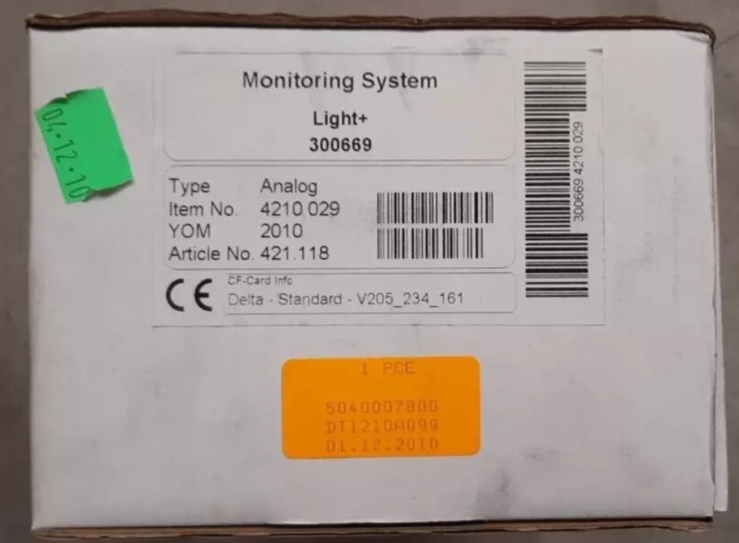 MONITORING SYSTEM LIGHT + analog weather control Delta web log