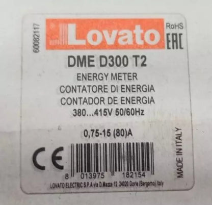 ЕНЕРГОМЕР LOVATO DME D300 T2 380...415V 50/60Hz 60082117