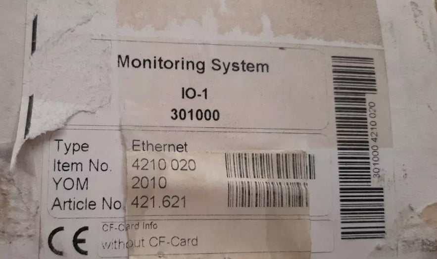 MONITORING SYSTEM IO-1 Ethernet Weather Control Delta Web Log