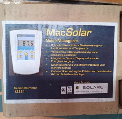 MacSolar 12221 SLM018c-3 MONITORING