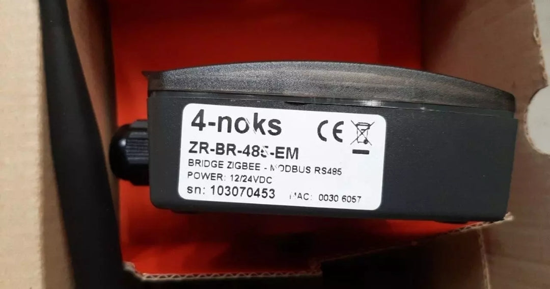 4-noks ZR-BR-485-EM МОСТОВ ZIGBEE МОНИТОР - MODBUS RS485 12/24VDC