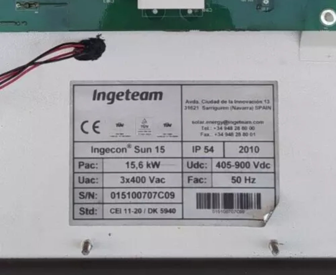 INGETEAM INGECON SUN 15 15kw Фотоволтаичен инвертор Power Arm