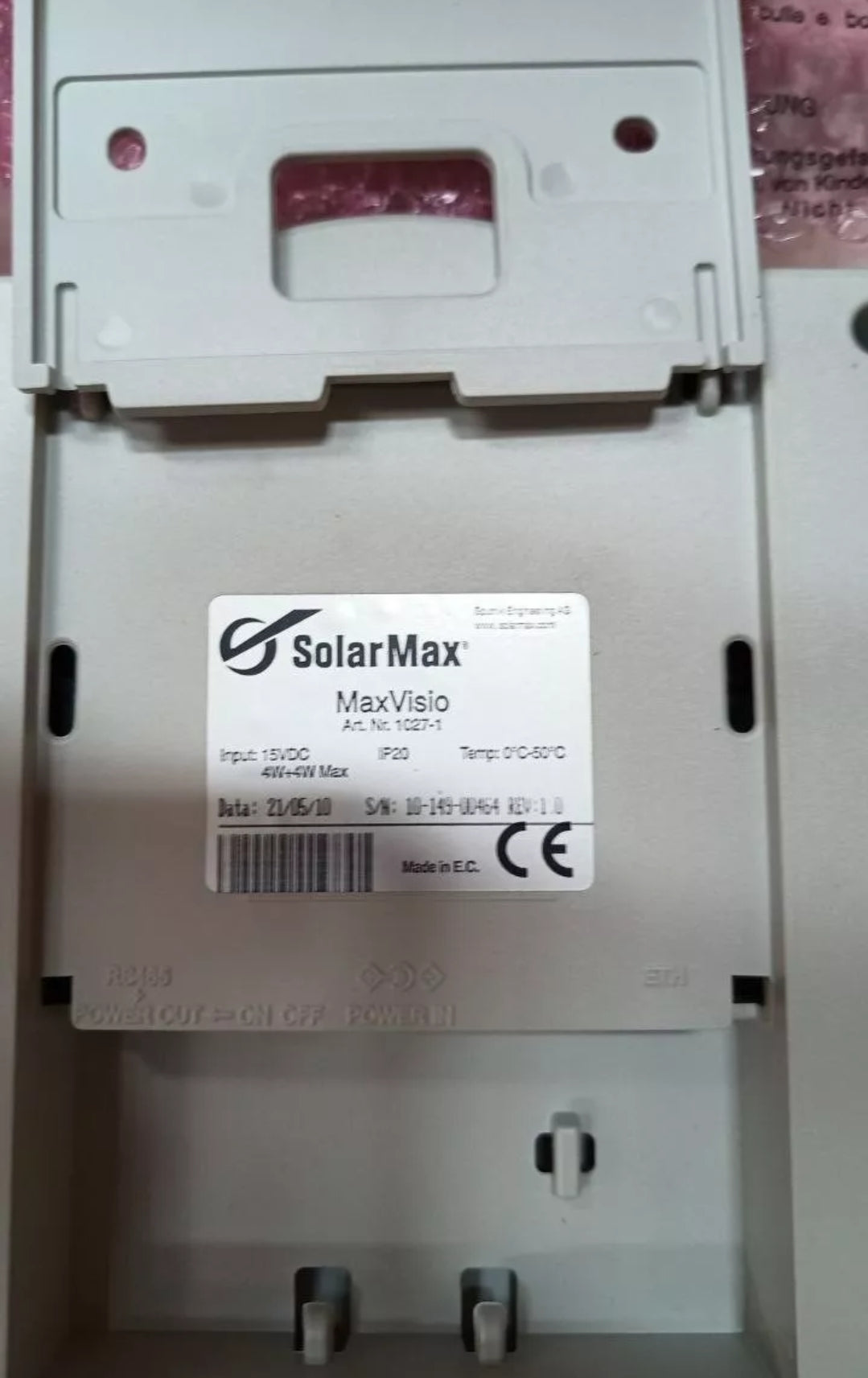 SolarMax MaxVisio 15VDC IP20 1027-1