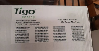 Tigo Energy MM-ES060V300W-5WL 52V Photovoltaic Panel Optimizers