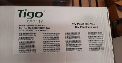 Tigo Energy MM-ES060V300W-5WL 1 BOX=20 PC Photovoltaic Panel Optimizers