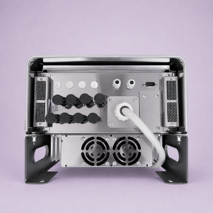Santerno Sunway M Plus 7800 Single-Phase 230V Grid-Connected Photovoltaic Inverter MPPT 260–585V DC IP54 Rev.02 Made in Italy