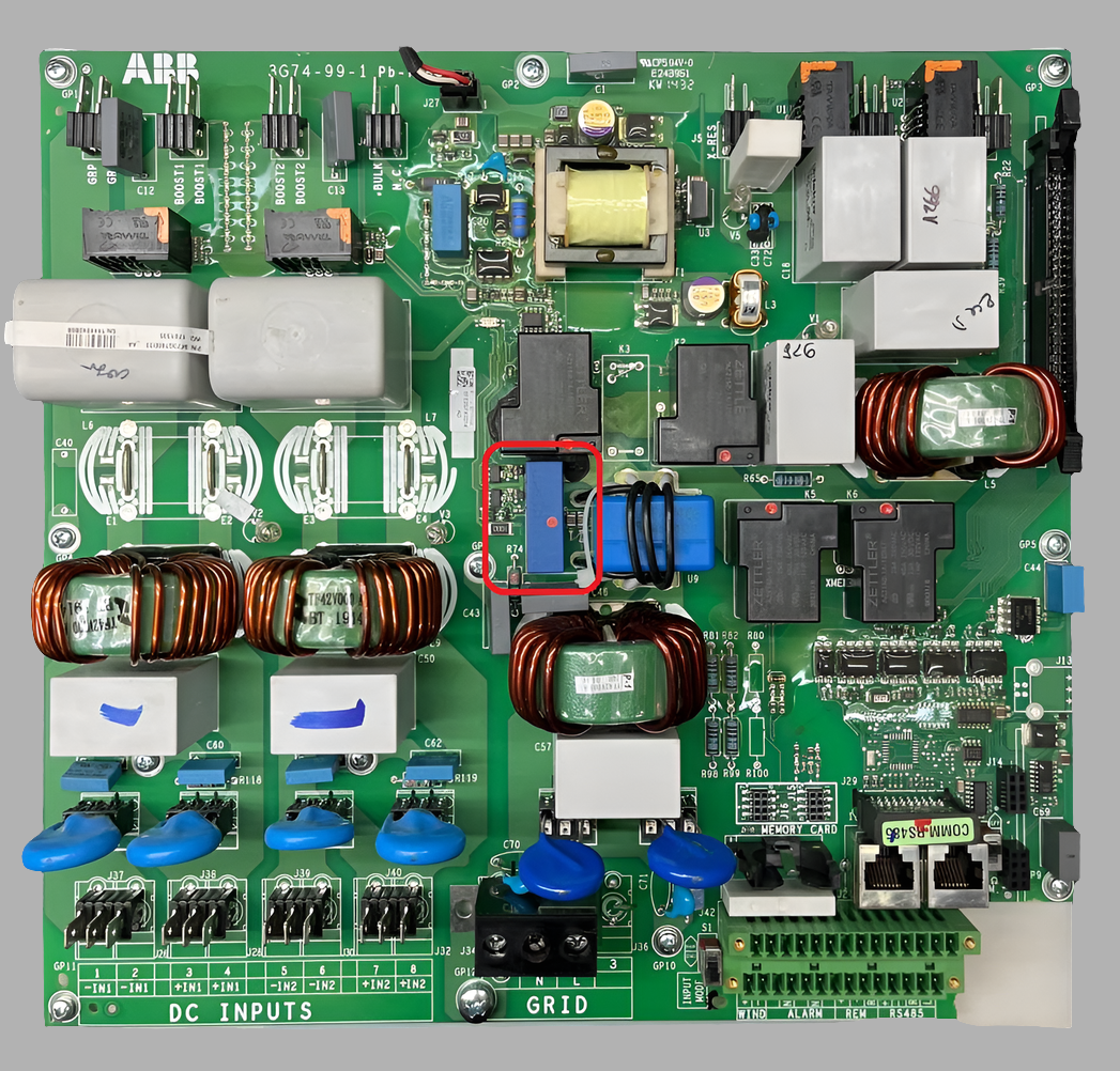 MEDER LI12-BV14072 12V DC твърдотелно реле за инвертори Aurora, ABB, Fimer | Поправя грешка RISO LOW в модели 3kW - 12,5kW