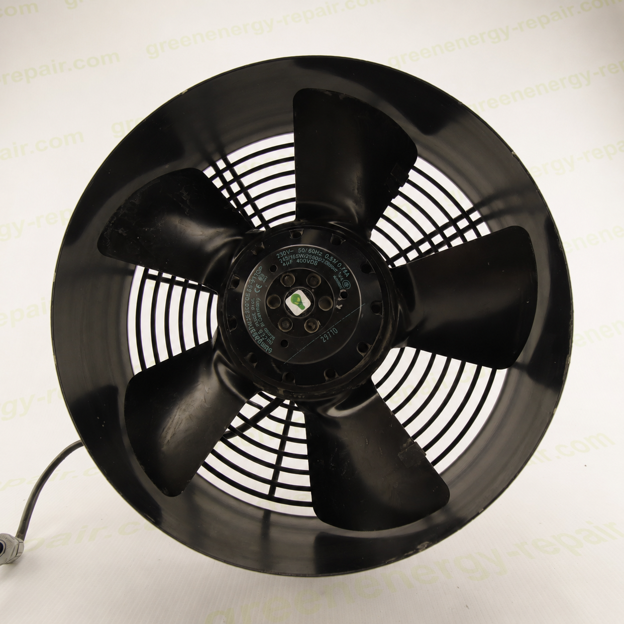 ebm-papst W2E250-CE65-01TOP Industrial Axial Fan 230V AC 165W Ø250 mm with Protective Grille