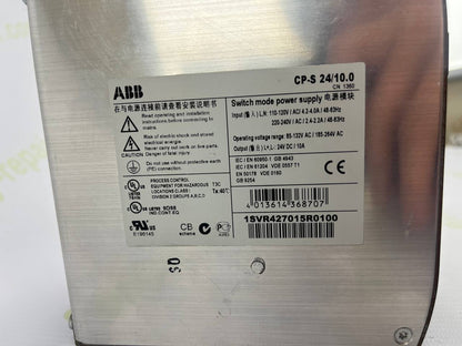 ABB CP-S 24/10.0 Power Supply | 24V DC, 10A, 240W | Industrial SMPS | Used