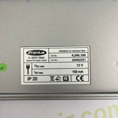 Fronius IG Interface Box | PN: 4,240,109 | RS232 / Ethernet Communication | Original Packaging | Made in Austria