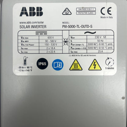 Aurora PVI 5000 OUTDT 5KW PHOTOVOLTAIC INVERTER