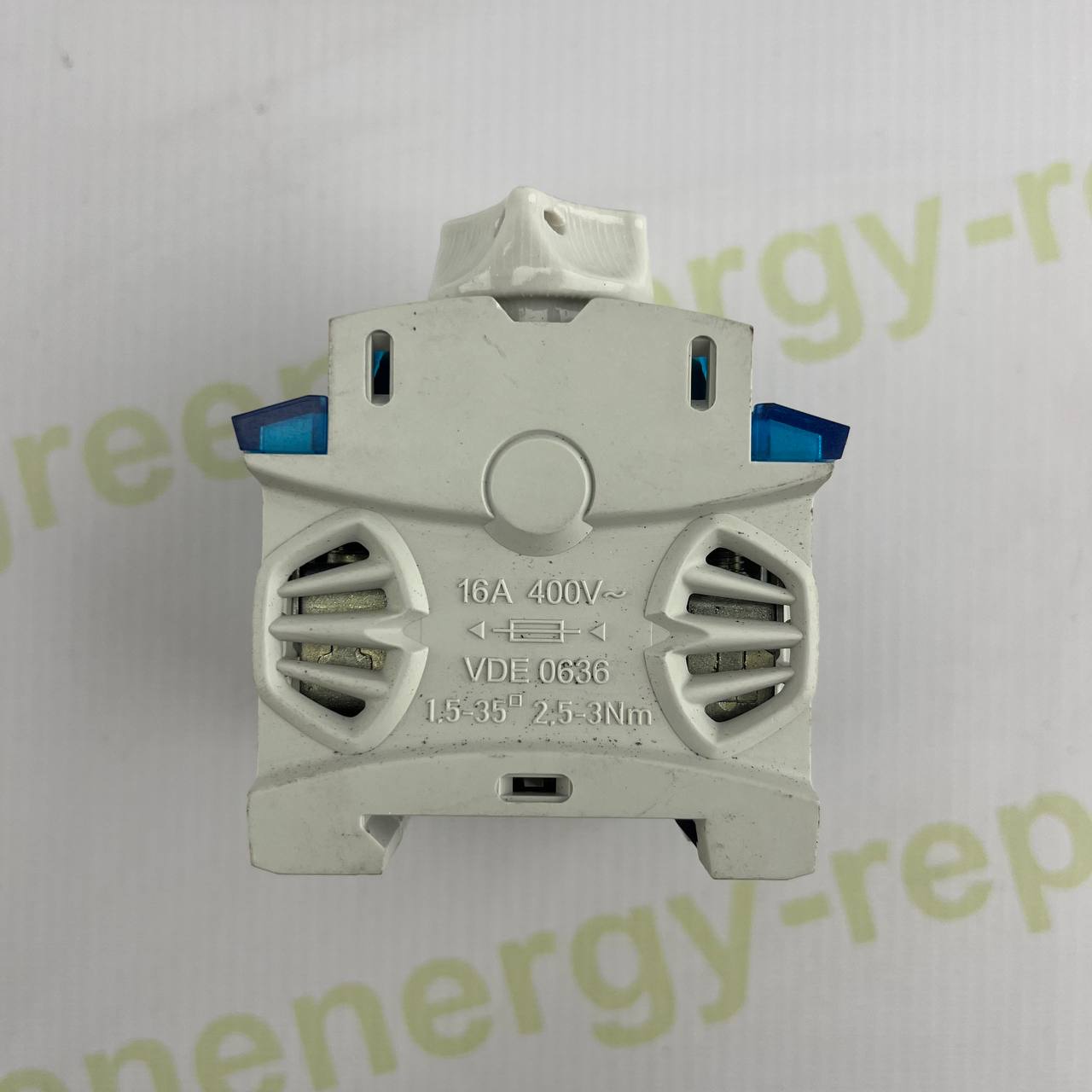 3-Pole Fuse Holder | VDE 0636 Standard | 16A | 400V AC | DIN Rail | For Solar & Industrial Panels