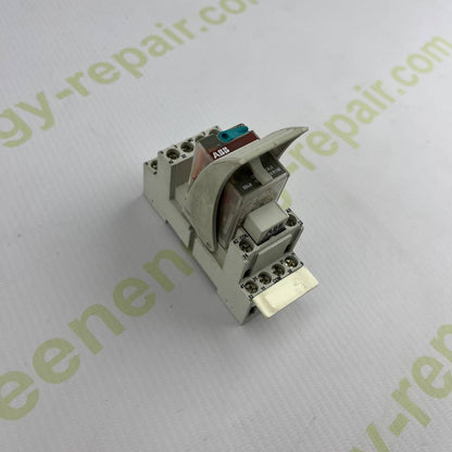 ABB CR-M4SS Industrial Control Relay | 24V DC Coil | 12A @ 300VAC | DIN Rail Mount | Made in Italy