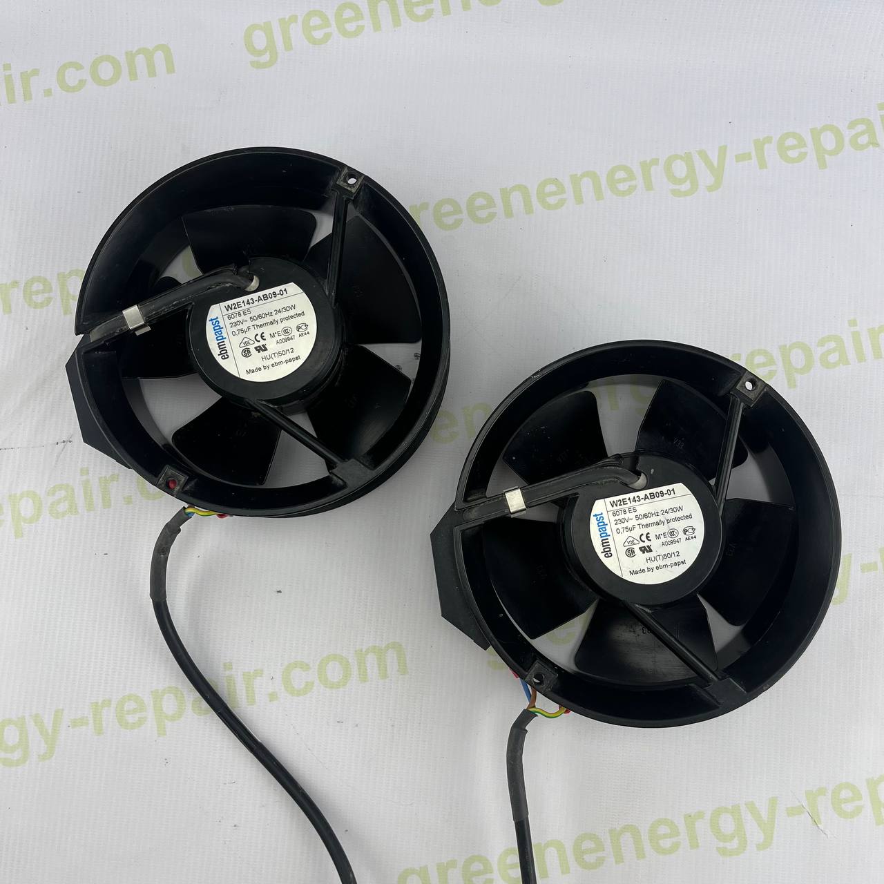 ebm-papst W2E143-AB09-01 Axial Fan | 230V AC | 38W–40W | 50/60Hz
