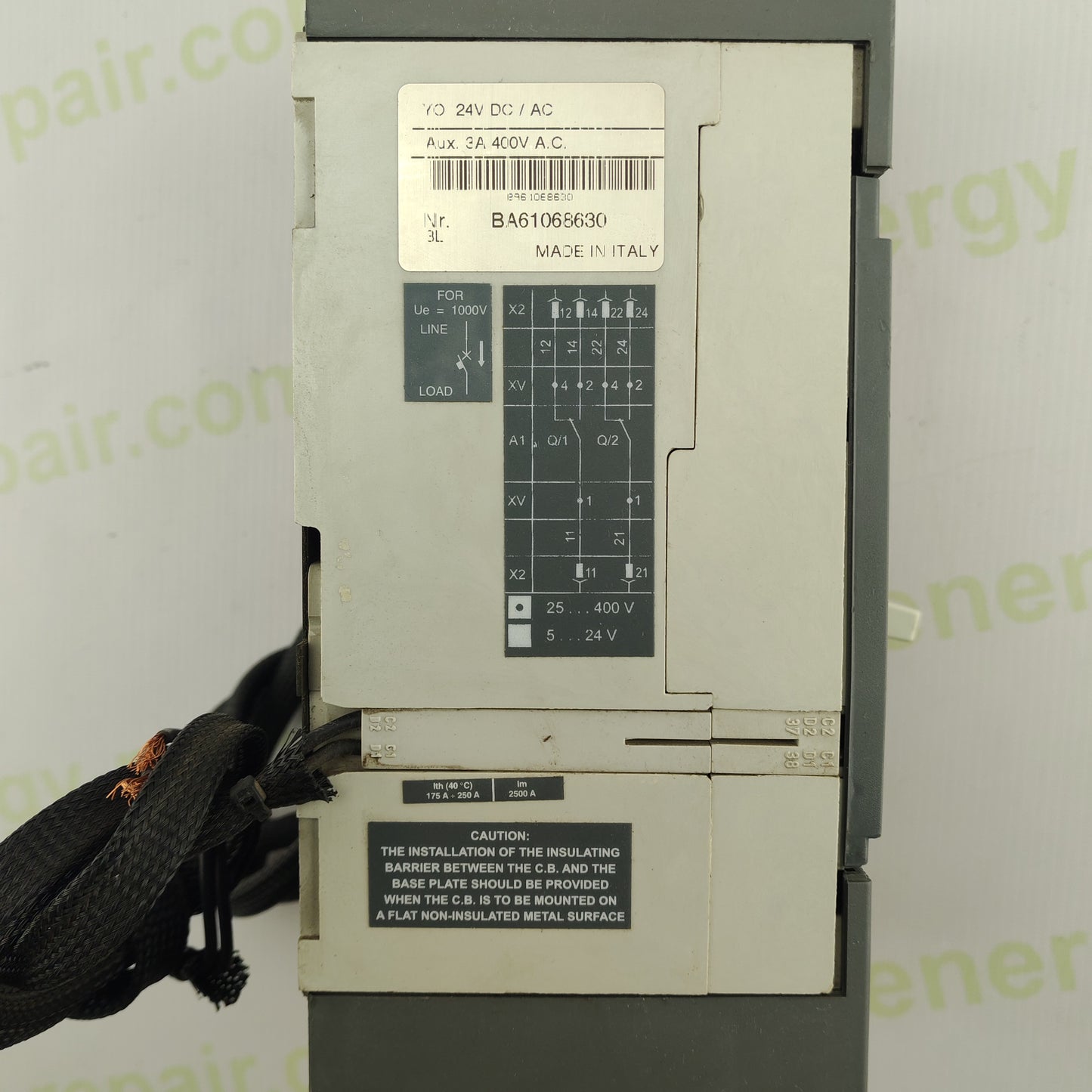 ABB SACE S3L | 3-Phase Molded Case Circuit Breaker (MCCB) | 25–100 A | 690 V AC | Industrial & PV Protection