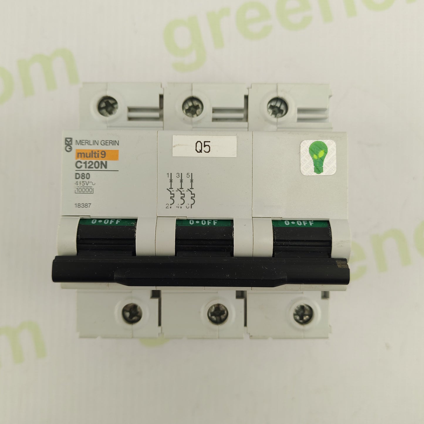 Merlin Gerin C120N D80 | Multi 9 Series | 3-Pole Circuit Breaker | 80 A | Type D | NSNP