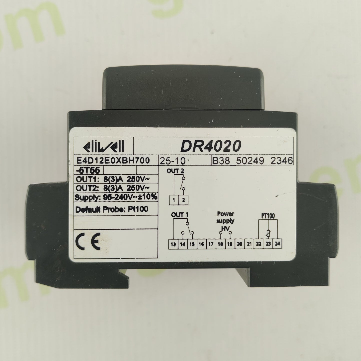 Eliwell DR4020 Temperature Controller | Digital Dual Relay | 230 V AC | DIN-Rail Mount | Industrial Process / HVAC / Solar Control
