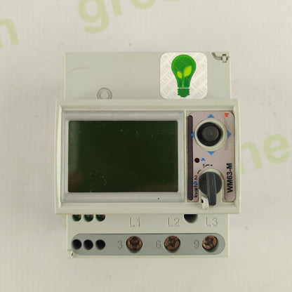 WM63-M 3| EM24-DIN-Phase Energy Meter | Model 30346 | 3x230/400 V | 0.5–10(65) A | 50 Hz | MID Certified Power Meter
