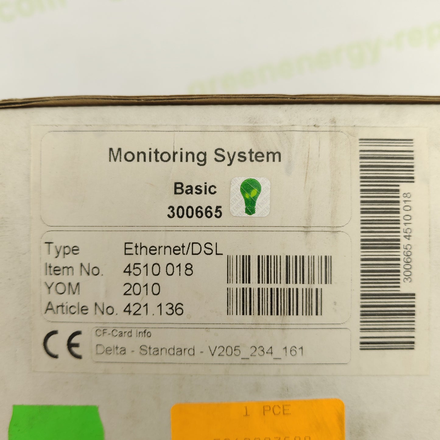 Monitoring System Basic. Easy Control. Delta. Web'log 421.136 | Analog | Item No. 300665 4510018