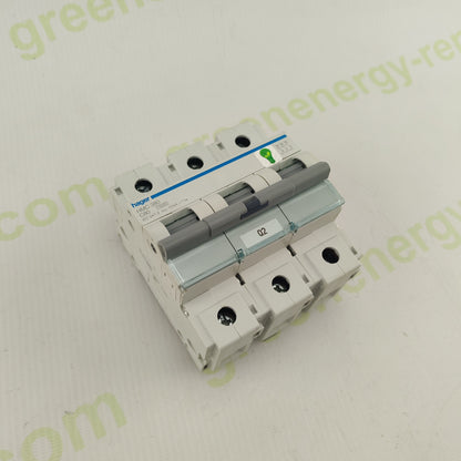 Hager HMC380 C80 Circuit Breaker | 3-Pole | C-Curve | 80 A | Original Hager Protection Device