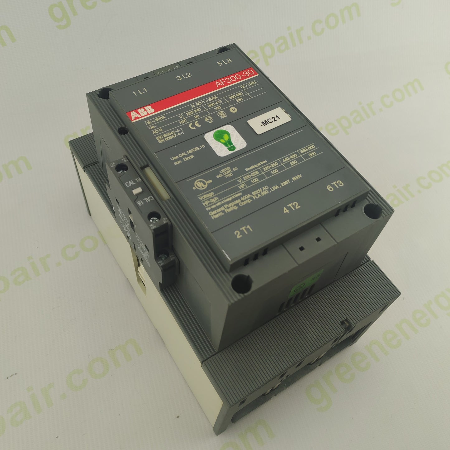 ABB AF300-30 Contactor | 3-Pole | 600V AC / 500A | 100–250V AC/DC Coil | Industrial Motor Starter