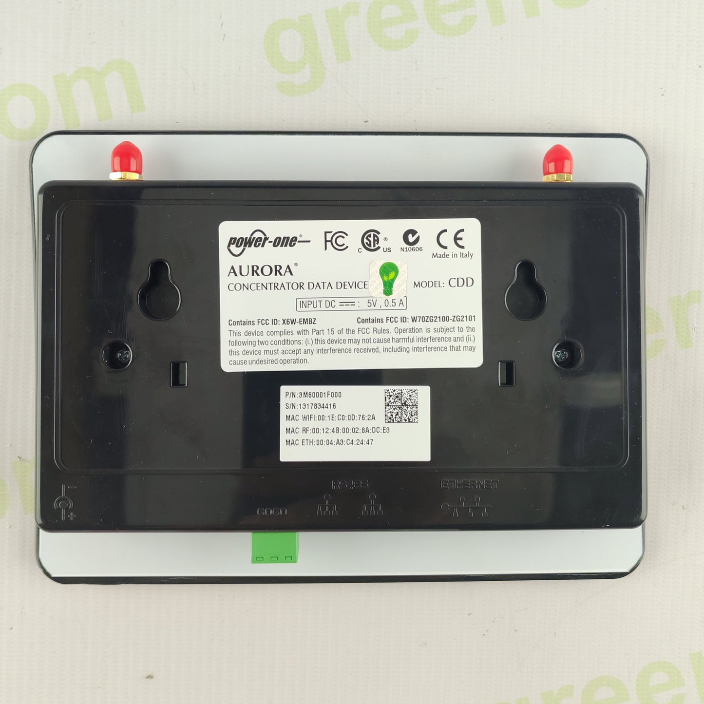 Power-One Aurora CDD (Communication Data Device) | RS485 & Ethernet | Wireless Data Hub with LCD Display