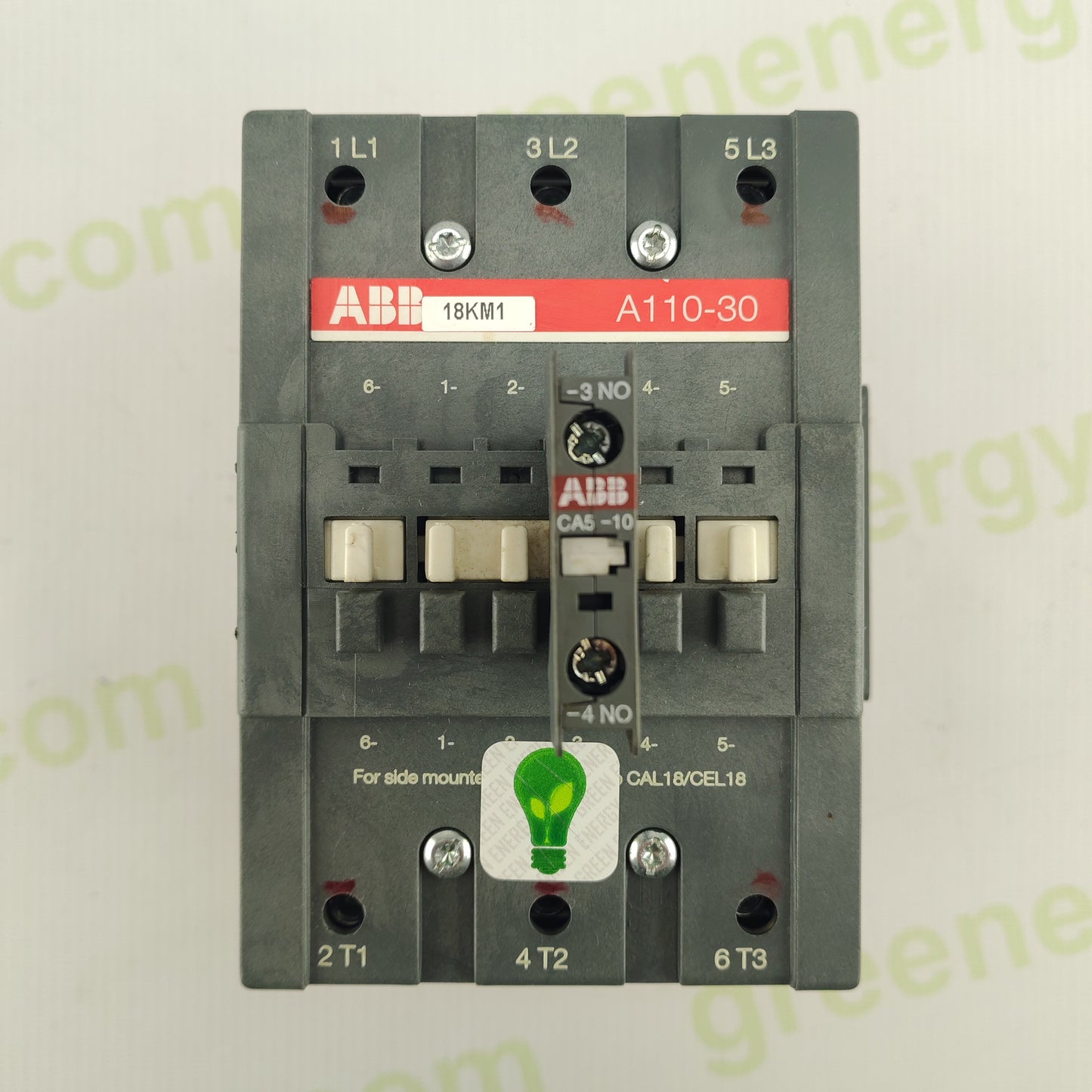 ABB A110-30 Power Contactor | 3-Pole | 110 A AC-3 | 1000 V | Coil 24–230V | Industrial & Solar Applications