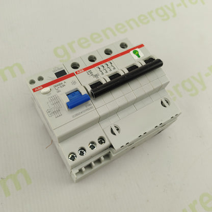ABB DDA204 RCCB Module + ABB S204 C25 MCB | 4-Pole | 25 A | Type A | Residual Current & Circuit Protection Set