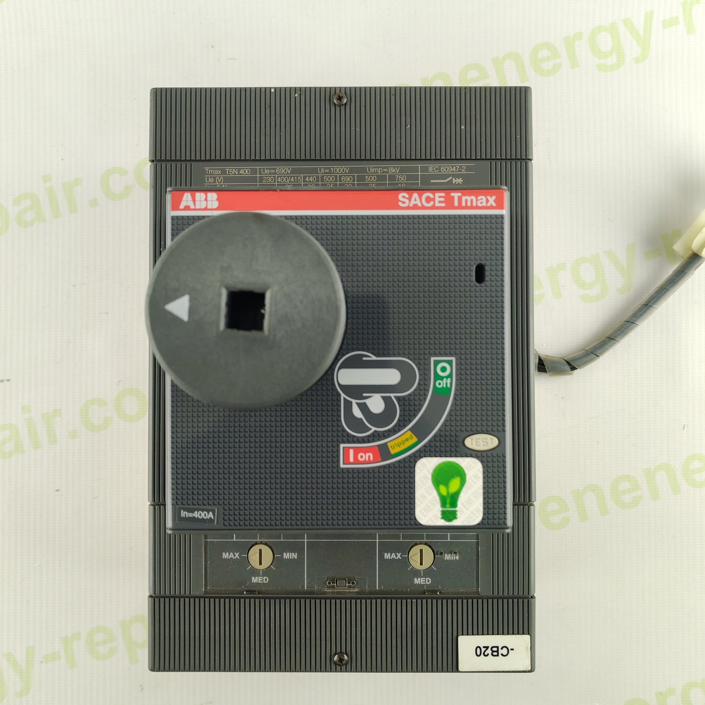 ABB SACE Tmax T5N 400 Circuit Breaker | 3-Pole | 400A | 690V AC | 36kA @ 415V | Adjustable Trip Unit | Made in Italy