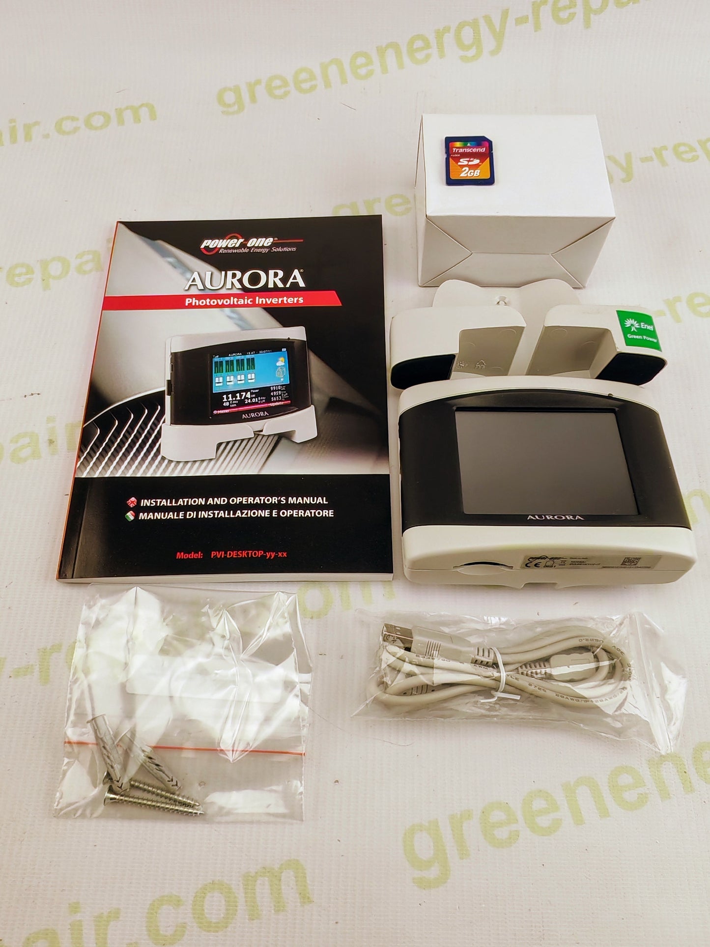 Power-One Aurora PVI-DESKTOP-BT-IT Monitor | Bluetooth Inverter Display | Model 3I88001F100G | Desktop Wireless Monitoring
