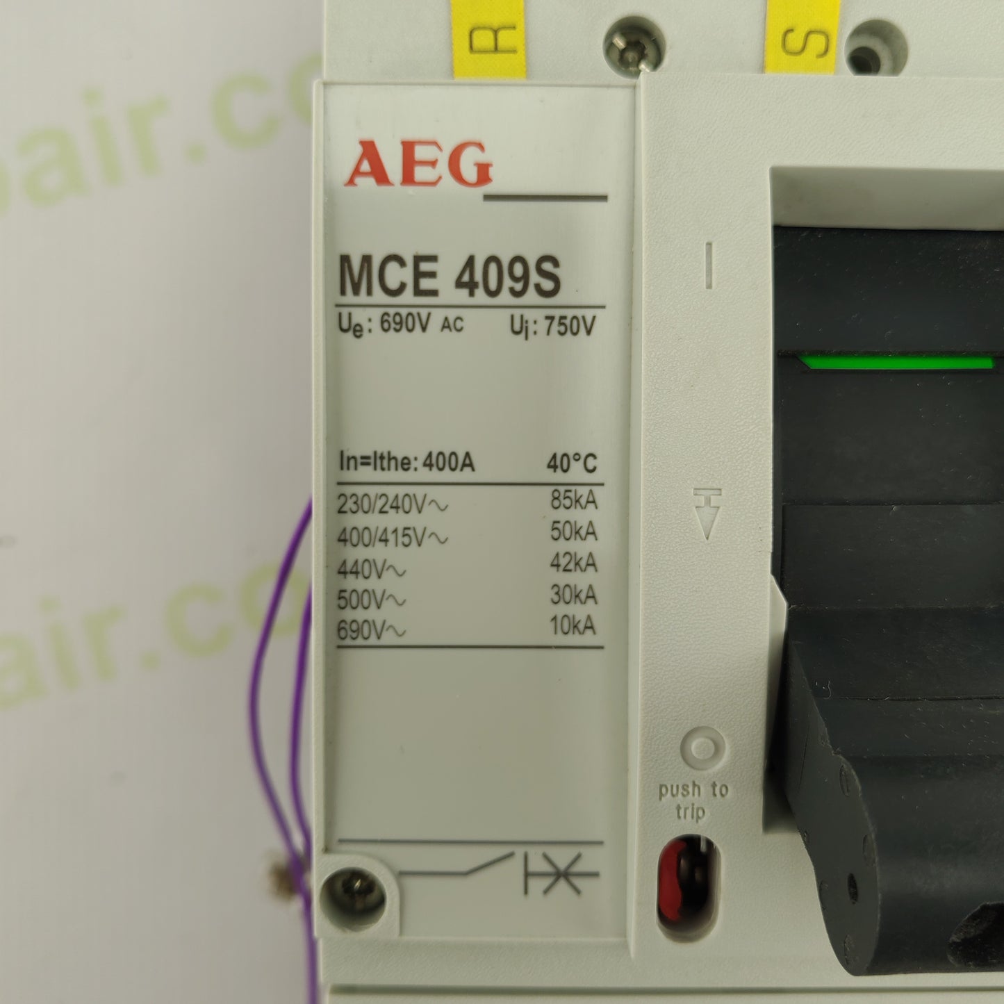 AEG MCE 409S Moulded Case Circuit Breaker (MCCB)