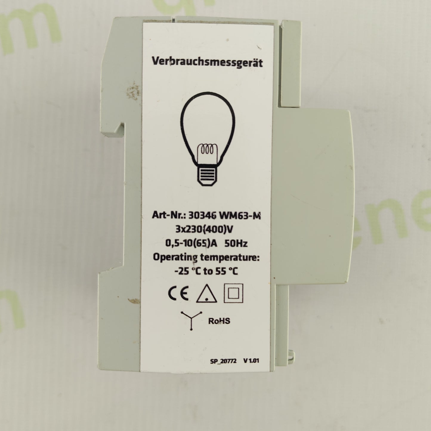 WM63-M 3| EM24-DIN-Phase Energy Meter | Model 30346 | 3x230/400 V | 0.5–10(65) A | 50 Hz | MID Certified Power Meter