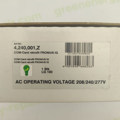 Fronius COM-Card Retrofit for IG Inverters | Art. No. 4,240,001,Z | Communication Module | IN/OUT Interface