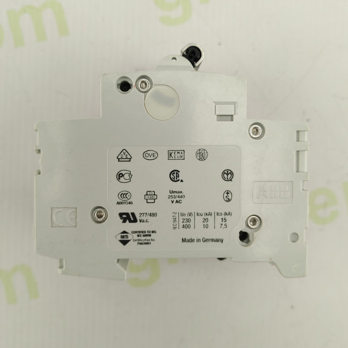 ABB S203-B6 Miniature Circuit Breaker | 3-Pole | 6 A | Type B | DIN-Rail | Original ABB Protection Device