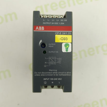 ABB CP-E 24/1.25 Power Supply | 24 V DC | 1.25 A | 30 W | Industrial DIN-Rail PSU | Original OEM Component