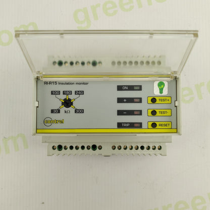 Contrel RI-R15 1000 Insulation Monitoring Relay | Up to 1000 V DC | 24–240 V Supply | Ground Fault Detection | Industrial / Solar Safety Device