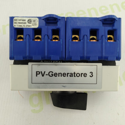 Kraus & Naimer DE10F882 Rotary Switch | 4-Pole PV Disconnect | Industrial DC/AC Isolator | Panel-Mount
