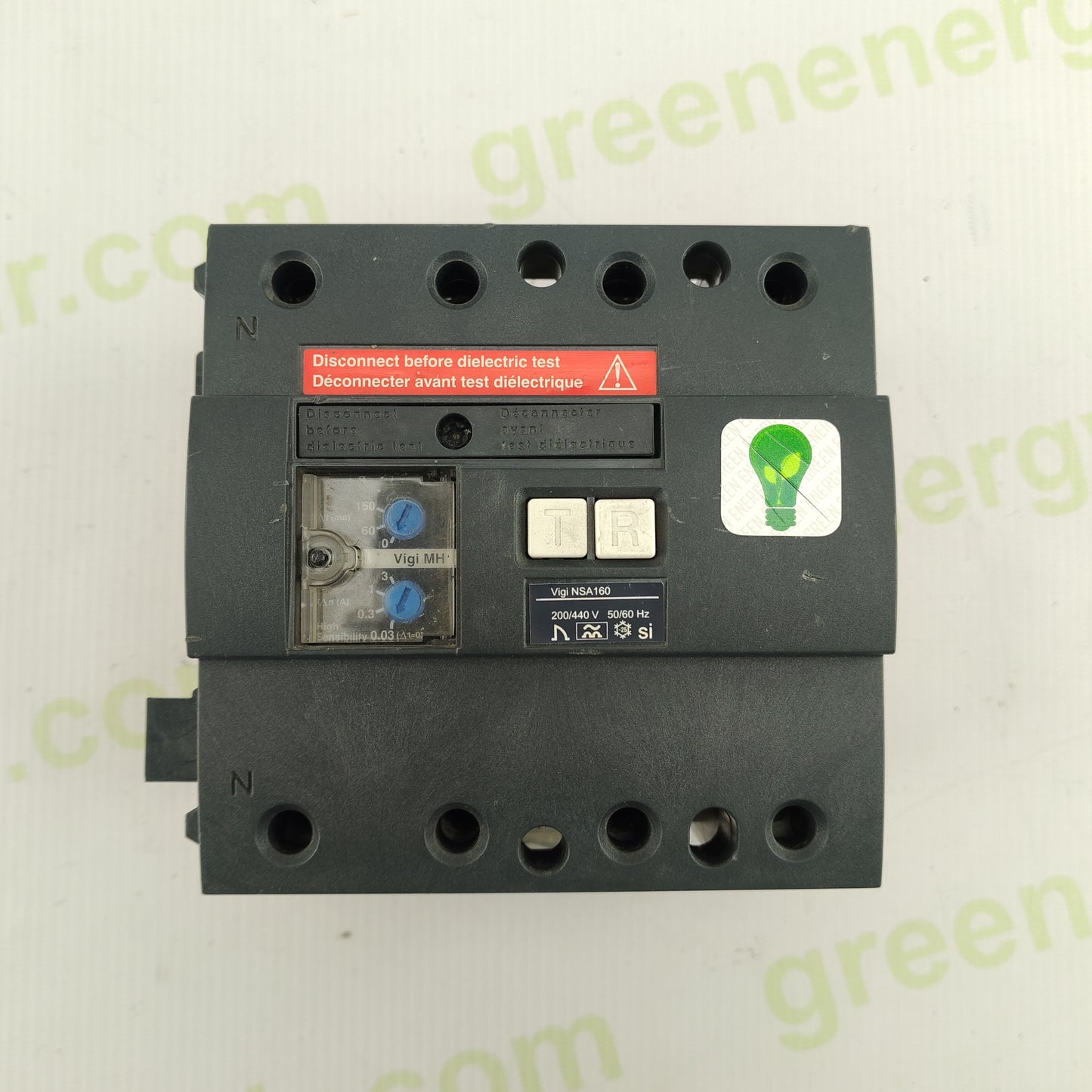 Schneider Electric Vigi MH NSA160 | Earth Leakage Protection Module | 200–440V AC | 50/60Hz | For Compact NS160