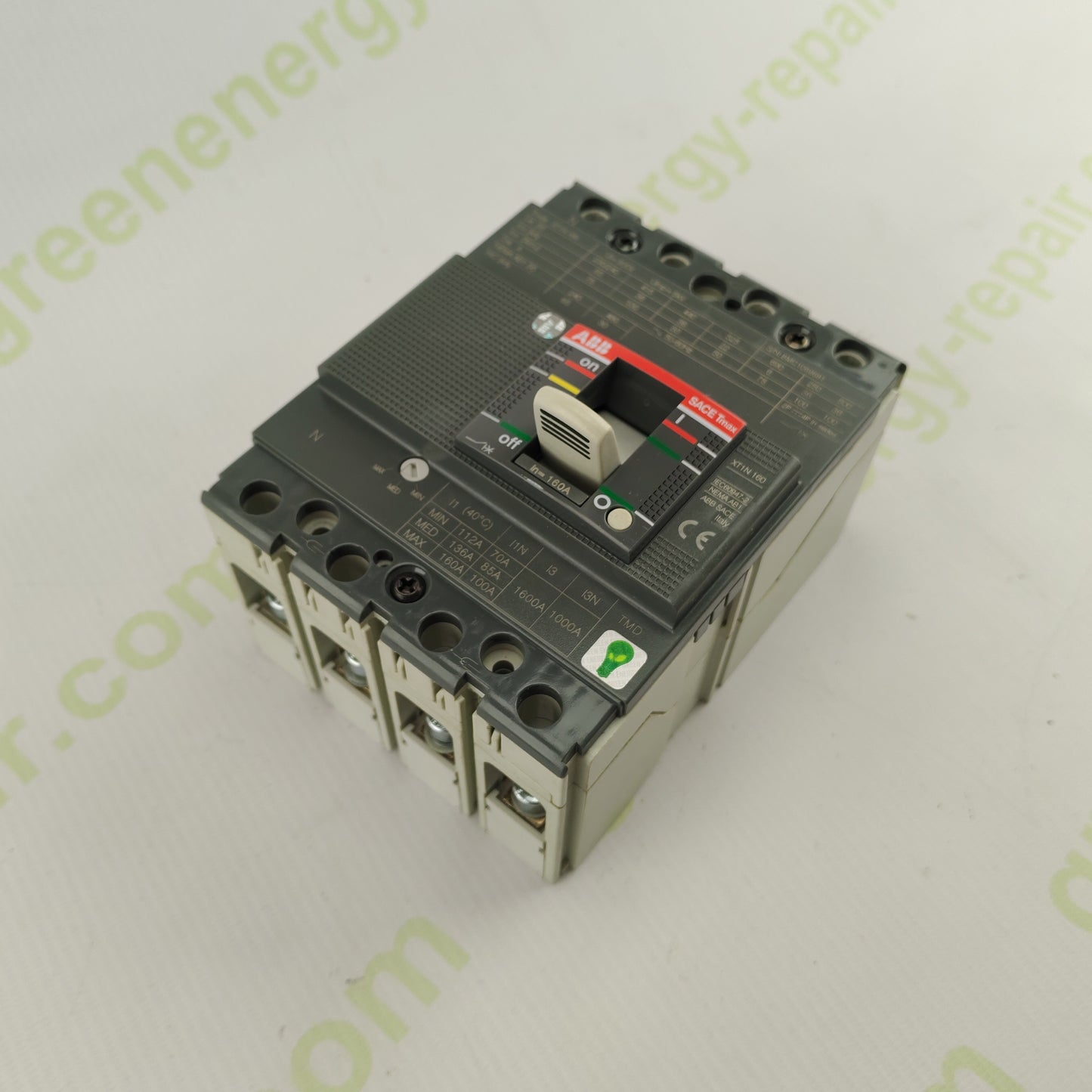 ABB Tmax XT1N 160 | 3-Pole MCCB | 160A | 690V AC | IEC 60947-2