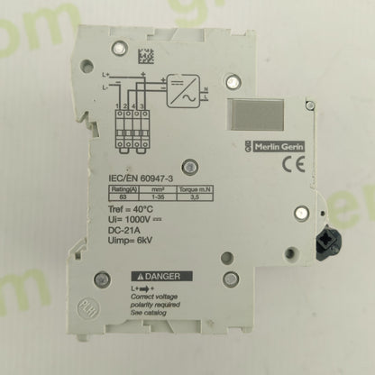 Schneider Electric A9N61699 SW60-DC | 1000 V DC | 50 A Circuit Breaker | NSNP | OEM Protection Module