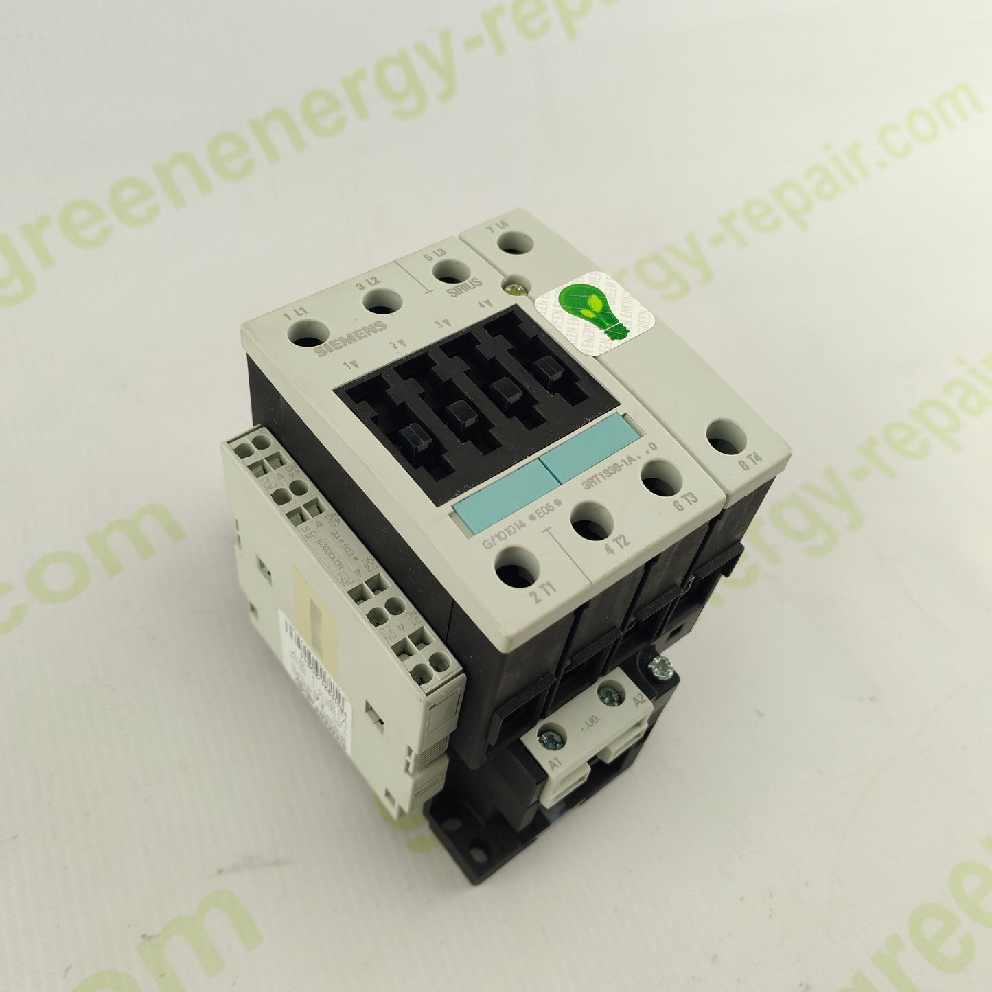Siemens 3RT1336-1AU00 Contactor + 3RH1921-2DE11 Auxiliary Relay | 3P 110A | AC-1/AC-3 | Made in Germany