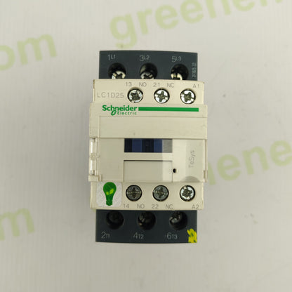 Schneider Electric LC1D25 Contactor | TeSys D Series | 3-Pole | 25 A | 230 V AC Coil | Original OEM Component