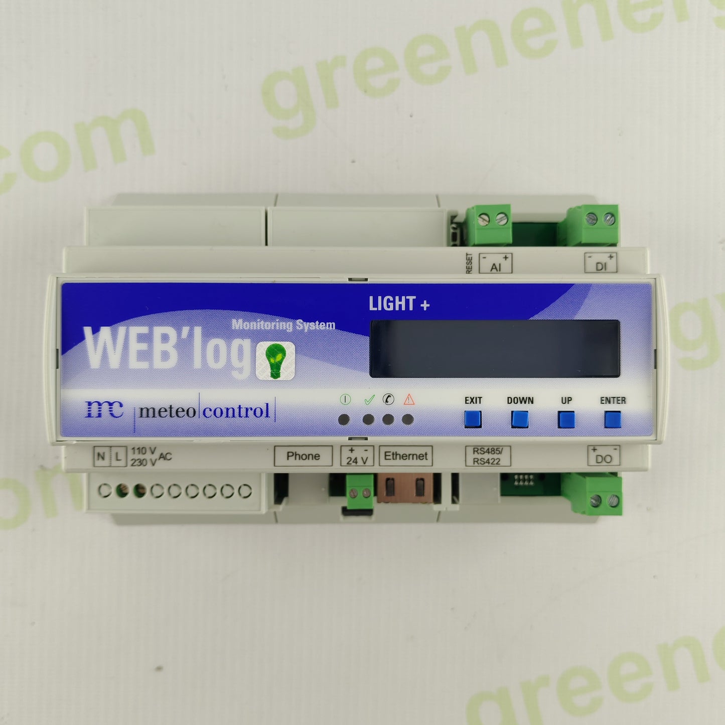 METEO CONTROL LIGHT+ 421.119 ETHERNEL DSL 300668 WEB'LOG MONITORING SYSTEM