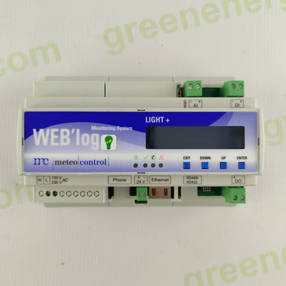 METEO CONTROL LIGHT+ 421.119 ETHERNEL DSL 300668 WEB'LOG MONITORING SYSTEM