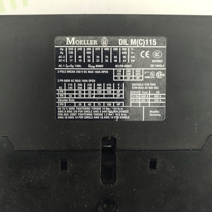 Ключ Moeller DIL M115 за инвертор Fimer R800